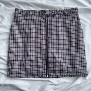 Wild Fable Plaid Mini Skirt - Purple